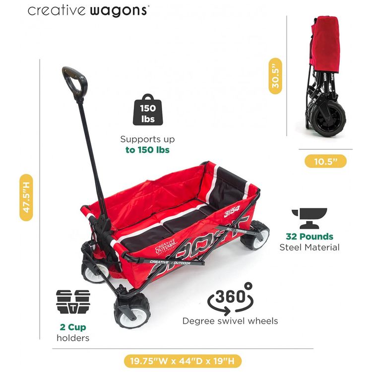 Carrinho-Dobravel-para-Camping-e-Jardim-com-Rodas-para-todos-foto-2