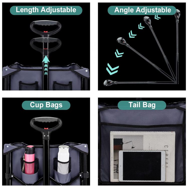 Carrinho-Dobravel-para-Camping-e-Jardim-com-Rodas-para-todos-foto-3