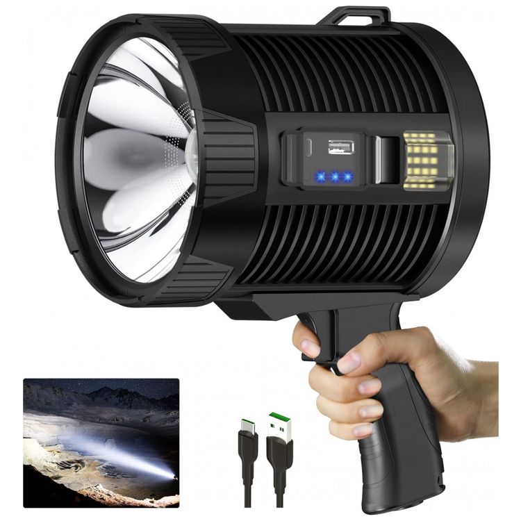 Lanterna-LED-Recarregavel-18-Horas-de-Acao-a-Prova-Dagua-foto-0