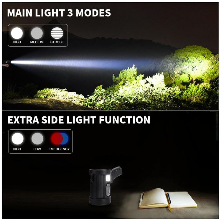 Lanterna-LED-Recarregavel-12-Horas-de-Acao-e-90.000-Lumens-foto-2