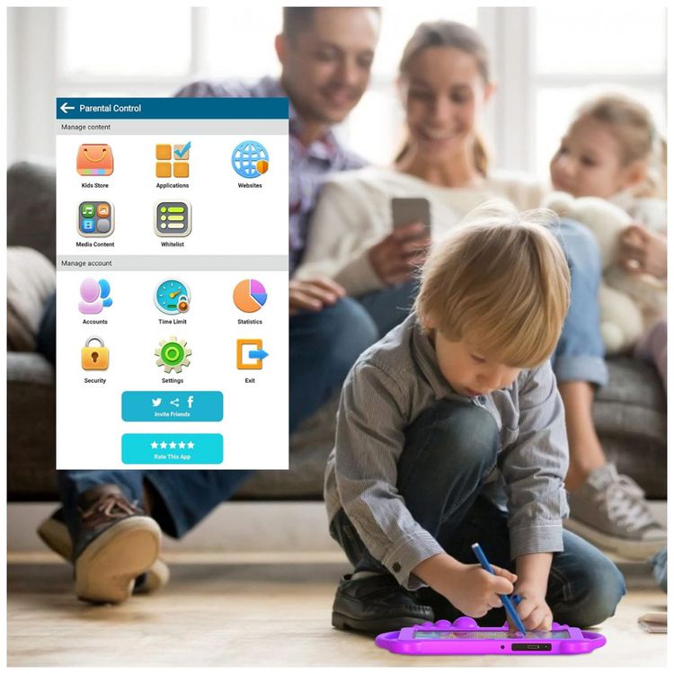 Tablet-Infantil-7-Educativo-com-Controle-de-Pais-WiFi-e-foto-1