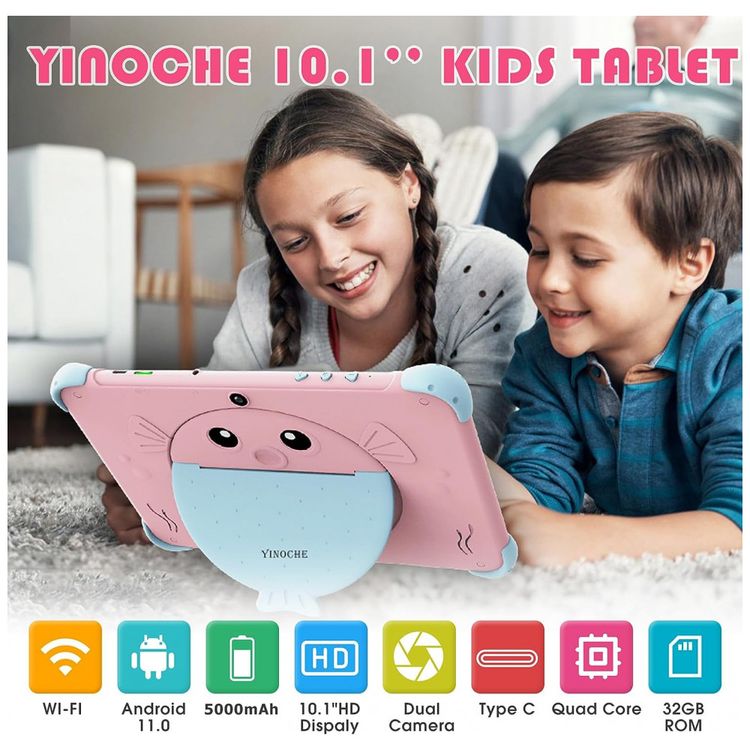 Tablet-Infantil-10-Android-com-Controle-de-Pais-WiFi-e-foto-1