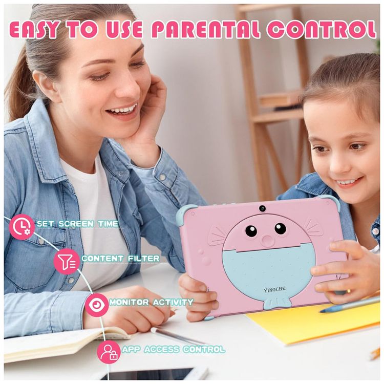 Tablet-Infantil-10-Android-com-Controle-de-Pais-WiFi-e-foto-2