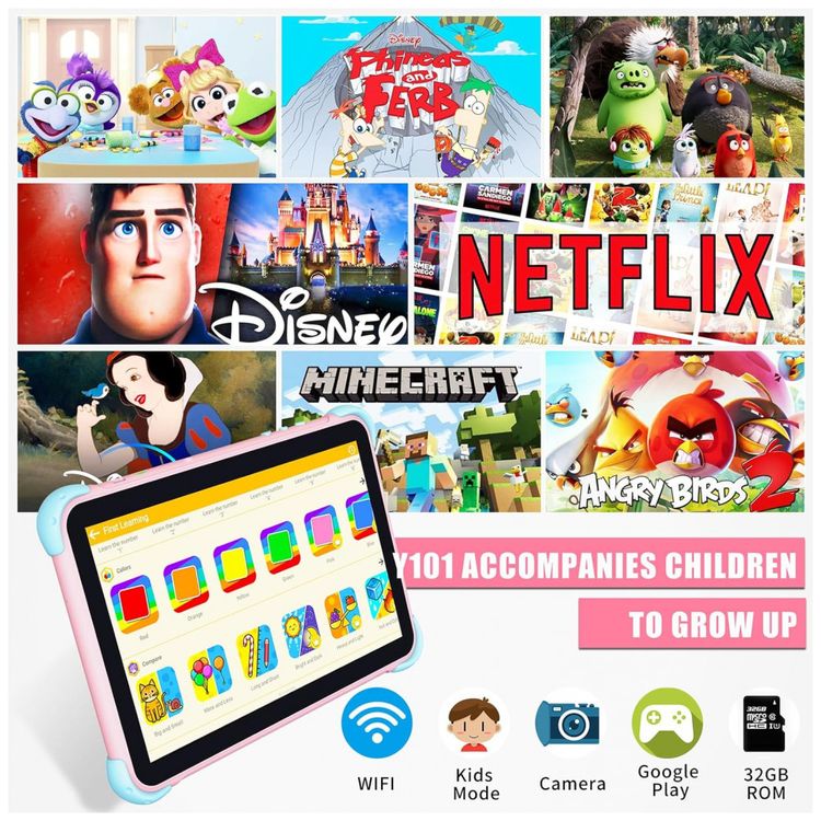 Tablet-Infantil-10-Android-com-Controle-de-Pais-WiFi-e-foto-3