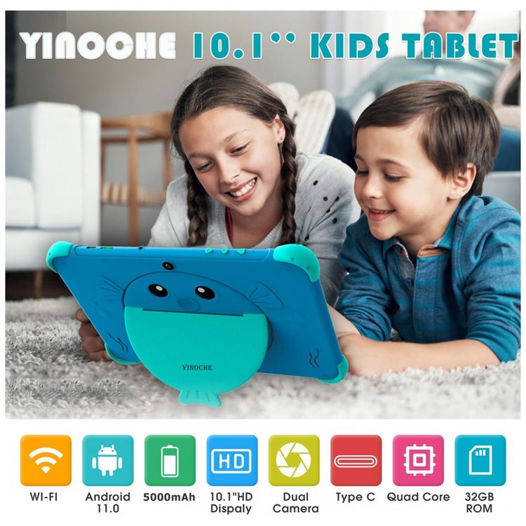 Tablet-Infantil-10-Android-com-Controle-de-Pais-WiFi-e-foto-1