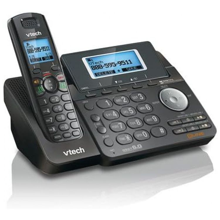 Telefone-sem-Fio-Expansivel-de-2-Linhas-com-Sistema-de-foto-2