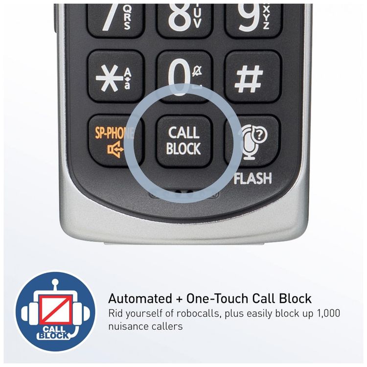 Sistema-de-Telefone-sem-Fio-Link2Cell-Bluetooth-DECT-6.0-com-foto-3