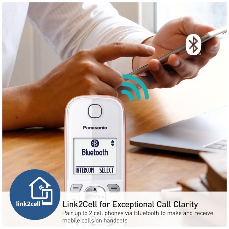 Telefone-sem-Fio-com-Link2Cell-Bluetooth-Assistente-de-voz-foto-2