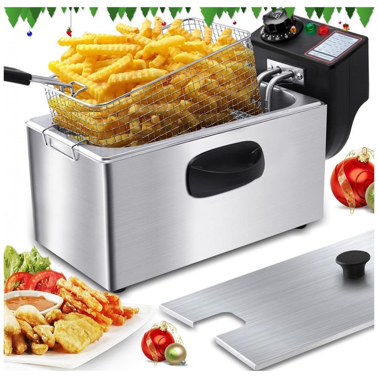 Fritadeira-Eletrica-4L-em-Aco-Inoxidavel-1650W-110V-foto-0