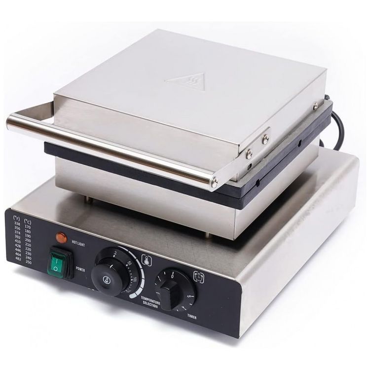 Maquina-de-Waffle-Profissional-em-Aco-Inoxidavel-110V-foto-0