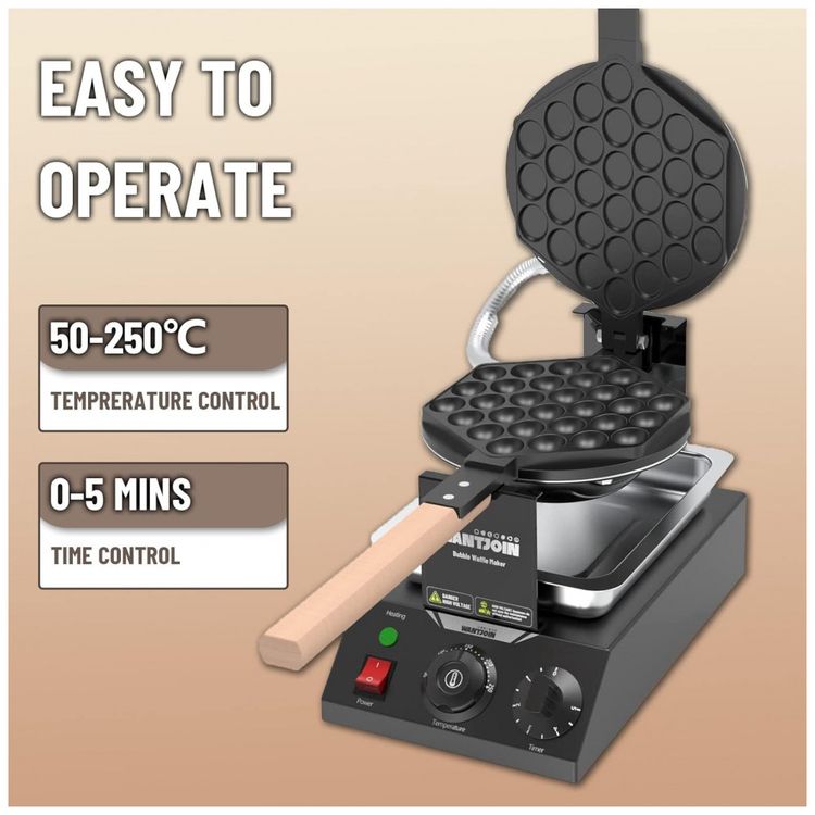Maquina-de-Waffle-em-Aco-Inoxidavel-1500W-110V-WantJoin-foto-1