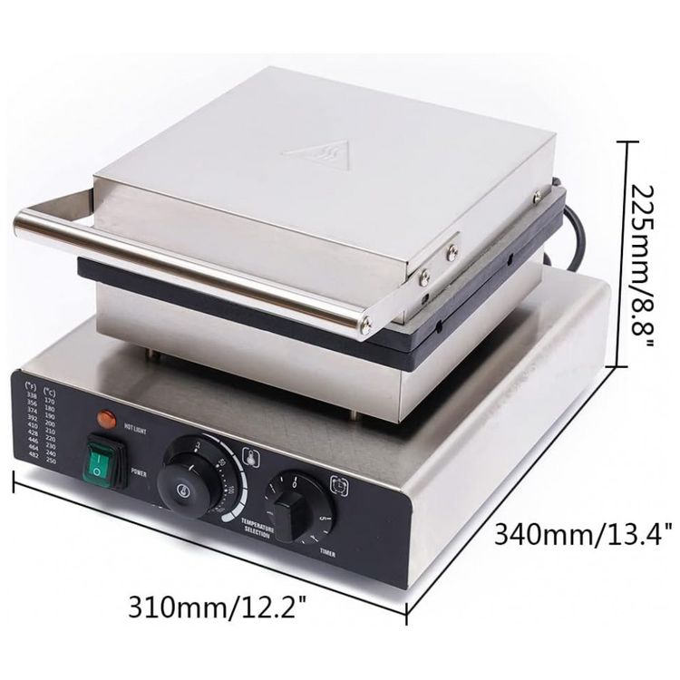 Maquina-de-Waffle-Profissional-em-Aco-Inoxidavel-110V-foto-5