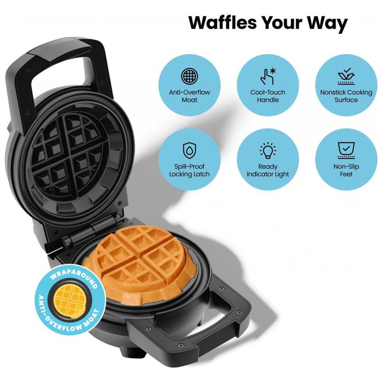 Maquina-de-Waffle-com-Tampa-de-Travamento-700W-110V-foto-1