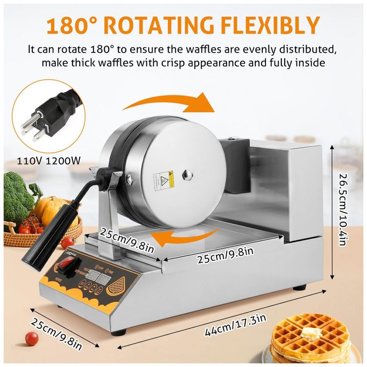 Maquina-de-Waffle-Profissional-em-Aco-Inoxidavel-com-Painel-foto-4