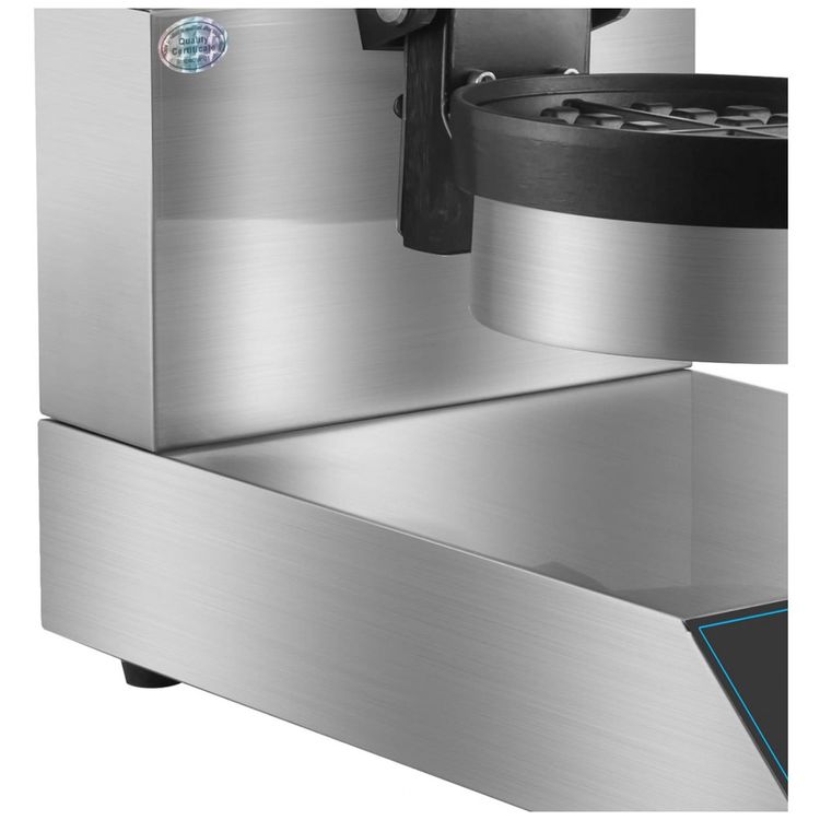 Maquina-de-Waffle-Profissional-em-Aco-Inoxidavel-1200W-foto-4