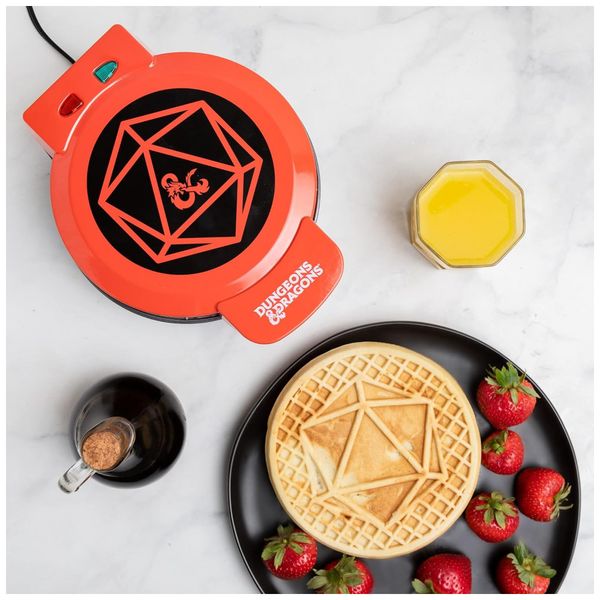 Maquina-de-Waffle-900W-110V-Uncanny-Brands-Vermelha-foto-0