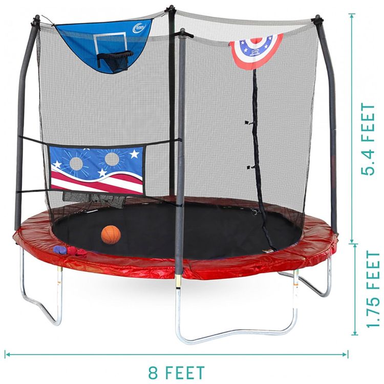 Cama-Elastica-Capacidade-ate-80-kg-com-Cesta-de-Basquete-foto-4