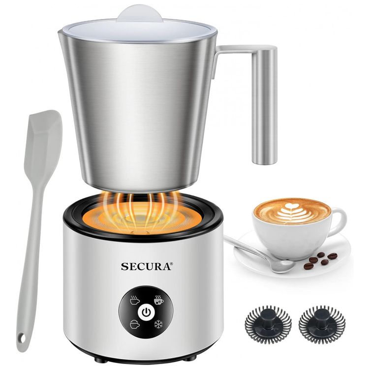 Espumador-de-Leite-Eletrico-500-mL-4-em-1-com-Espatula-de-foto-0