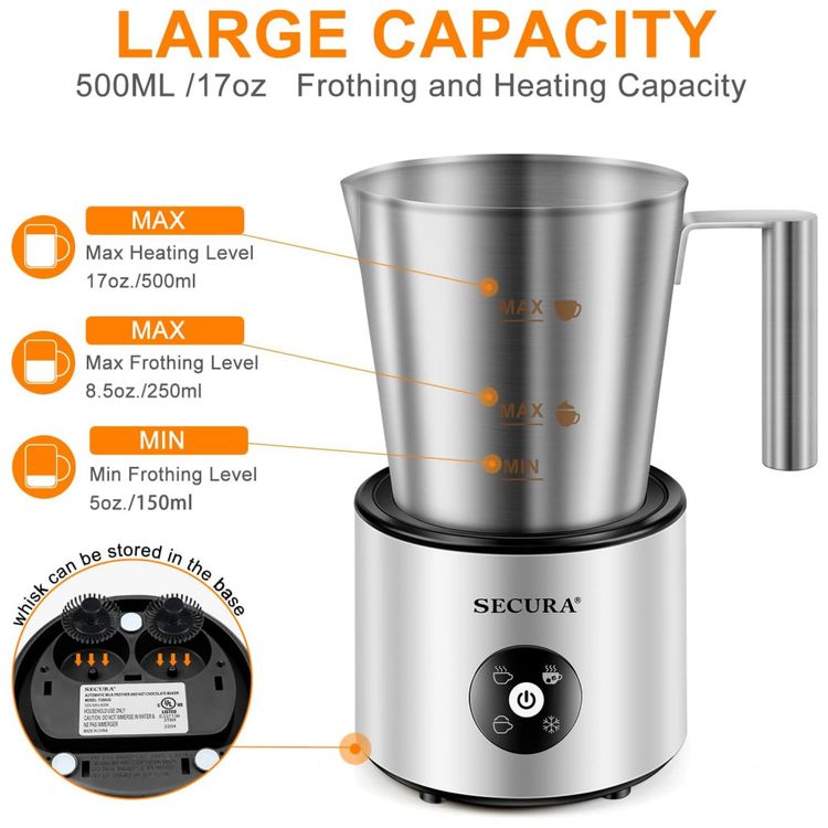 Espumador-de-Leite-Eletrico-500-mL-4-em-1-com-Espatula-de-foto-3