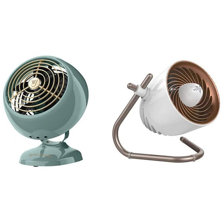 Conjunto-de-Ventiladores-de-Mesa-Retro-Vornado-110V-Verde-e-foto-0