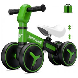 Bicicleta-sem-Pedal-com-4-Rodas-para-Criancas-de-1-a-3-Anos-foto-0