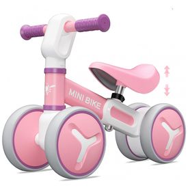Bicicleta-sem-Pedal-com-4-Rodas-para-Criancas-de-1-a-3-Anos-foto-0