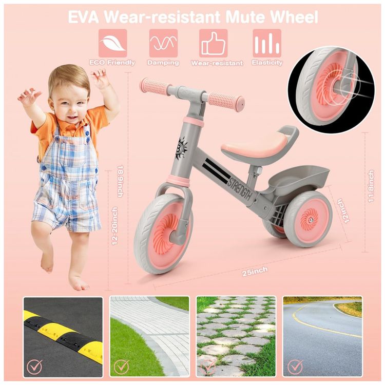Bicicleta-sem-Pedal-com-4-Rodas-para-Criancas-de-2-a-4-Anos-foto-3