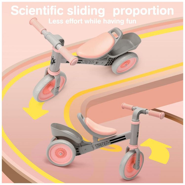 Bicicleta-sem-Pedal-com-4-Rodas-para-Criancas-de-2-a-4-Anos-foto-5
