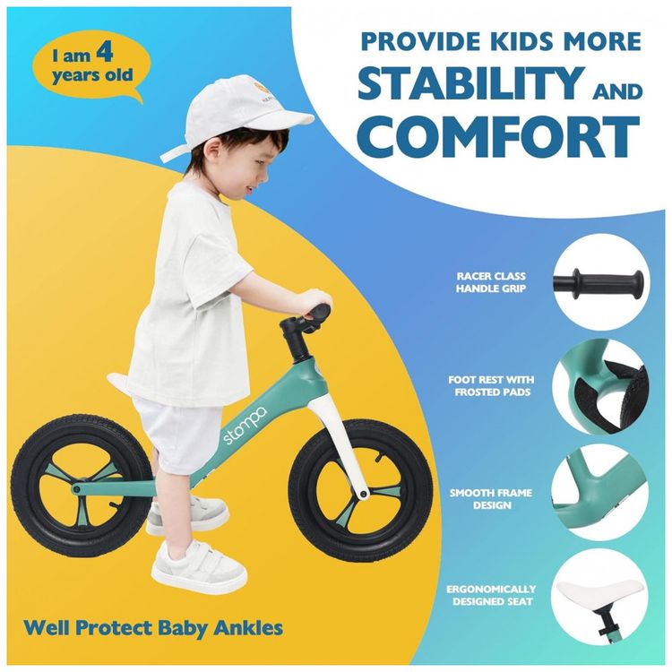 Bicicleta-sem-Pedal-para-Criancas-de-3-a-6-Anos-Stompa-foto-3