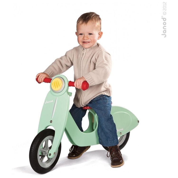 Bicicleta-sem-Pedal-Scooter-de-Madeira-para-Criancas-de-3-a-foto-4