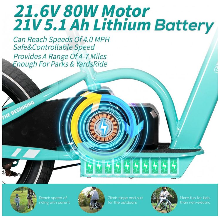Bicicleta-Eletrica-Sem-Pedal-para-Criancas-de-3-a-9-Anos-ate-foto-1