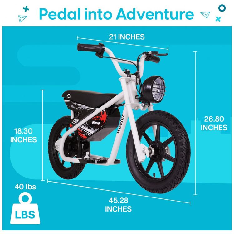 Bicicleta-Eletrica-Sem-Pedal-para-Criancas-de-6-a-11-Anos-foto-3