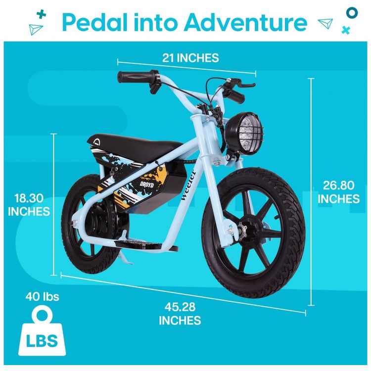 Bicicleta-Eletrica-Sem-Pedal-para-Criancas-de-6-a-11-Anos-foto-3