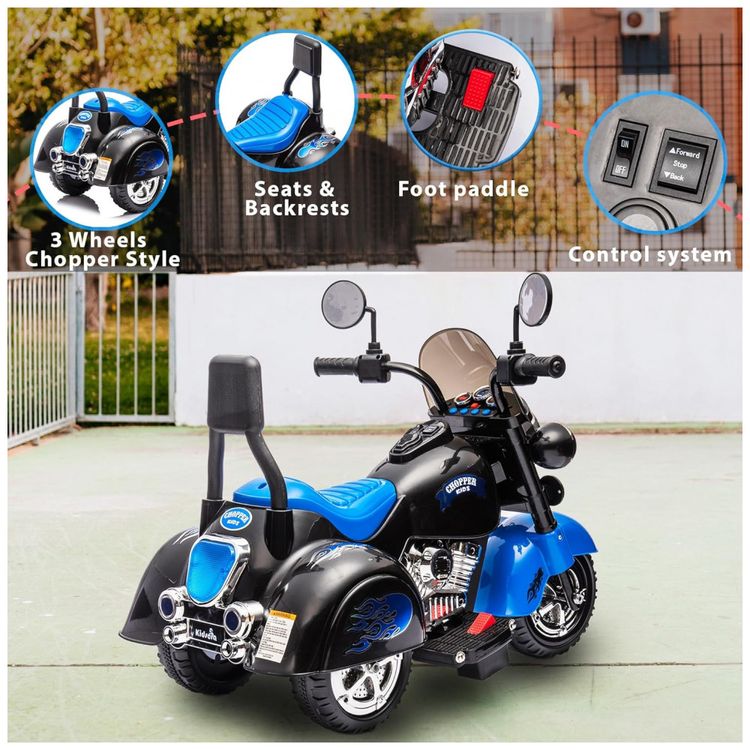 Moto-Eletrica-Infantil-a-Bateria-6V-com-Sons-e-Luzes-Idade-foto-2