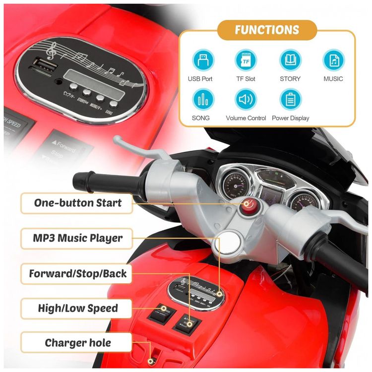 Moto-Eletrica-Infantil-a-Bateria-12V-com-Sons-e-Luzes-Idade-foto-4