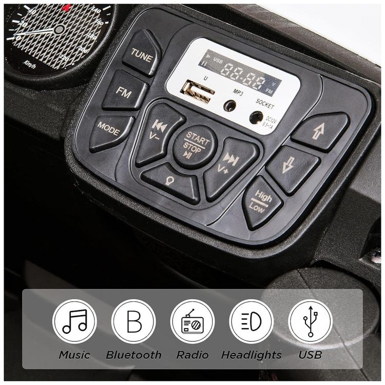 Carro-Eletrico-Infantil-1-Assento-com-Suspencao-Luzes-LED-foto-2