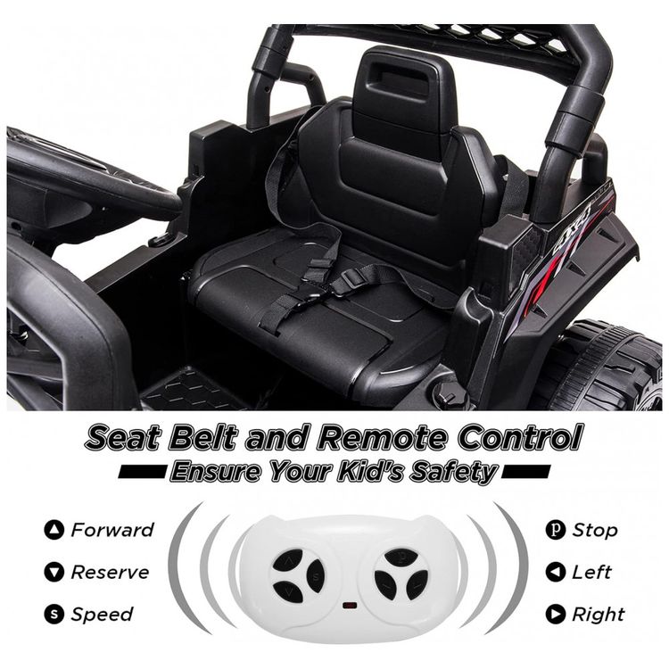 Carro-Eletrico-Infantil-1-Assento-com-Suspencao-Luzes-LED-foto-4