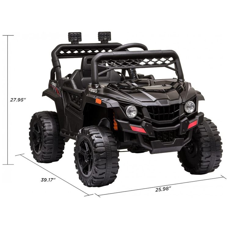 Carro-Eletrico-Infantil-1-Assento-com-Suspencao-Luzes-LED-foto-5