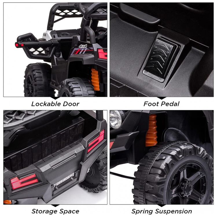 Carro-Eletrico-Infantil-1-Assento-com-Suspencao-Luzes-LED-foto-3