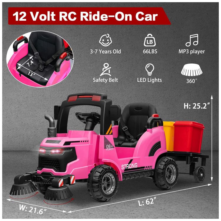 Caminhao-Eletrico-Infantil-1-Assento-com-Luz-LED-Musicas-foto-5