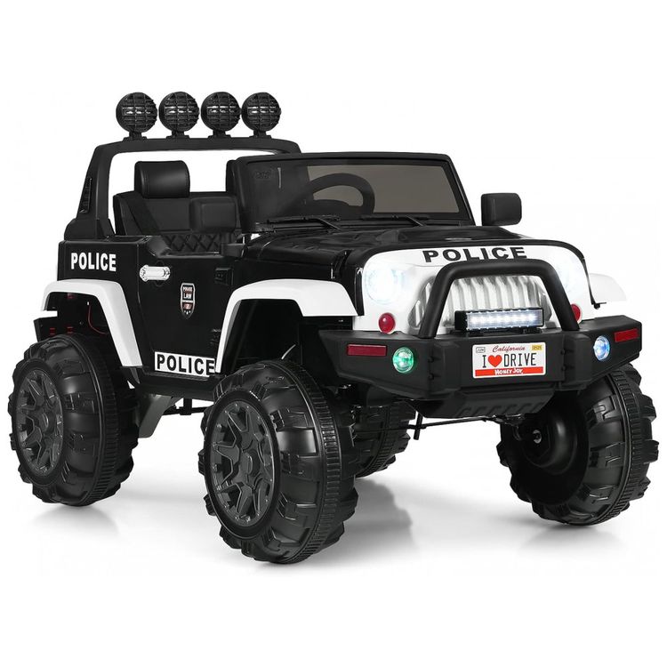 Carro-Eletrico-Infantil-Policia-2-Assentos-com-Suspensao-foto-0