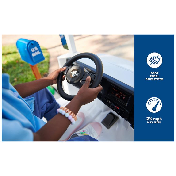 Carro-Eletrico-Infantil-Correio-com-Farol-LED-Sons-e-foto-2