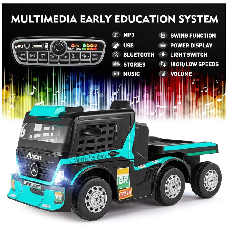 Carro-Eletrico-Infantil-1-Assento-Mercedes-Benz-com-Controle-foto-4