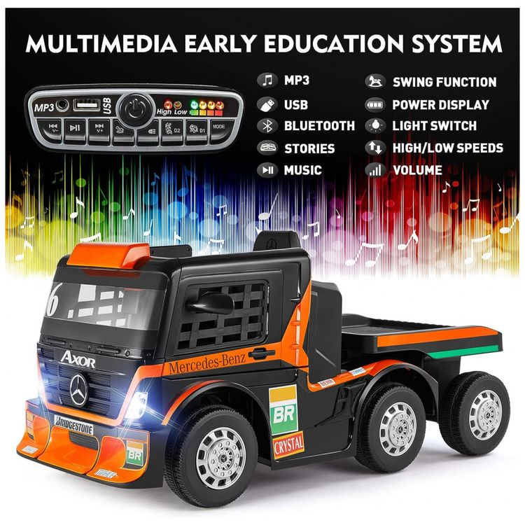 Carro-Eletrico-Infantil-1-Assento-Mercedes-Benz-com-Controle-foto-3