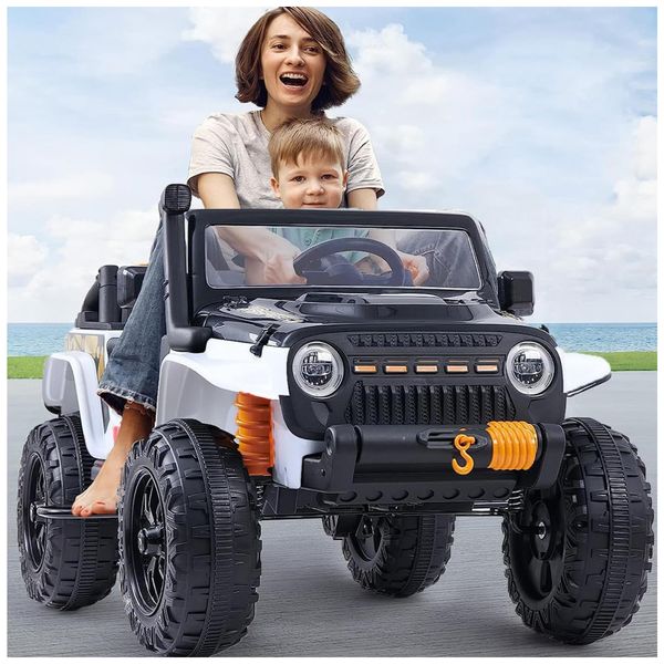 Carro-Eletrico-Infantil-2-Assentos-com-Controle-Remoto-e-foto-0