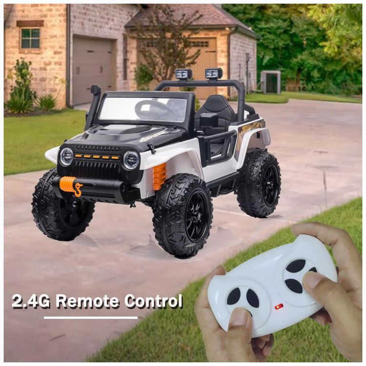 Carro-Eletrico-Infantil-2-Assentos-com-Controle-Remoto-e-foto-2