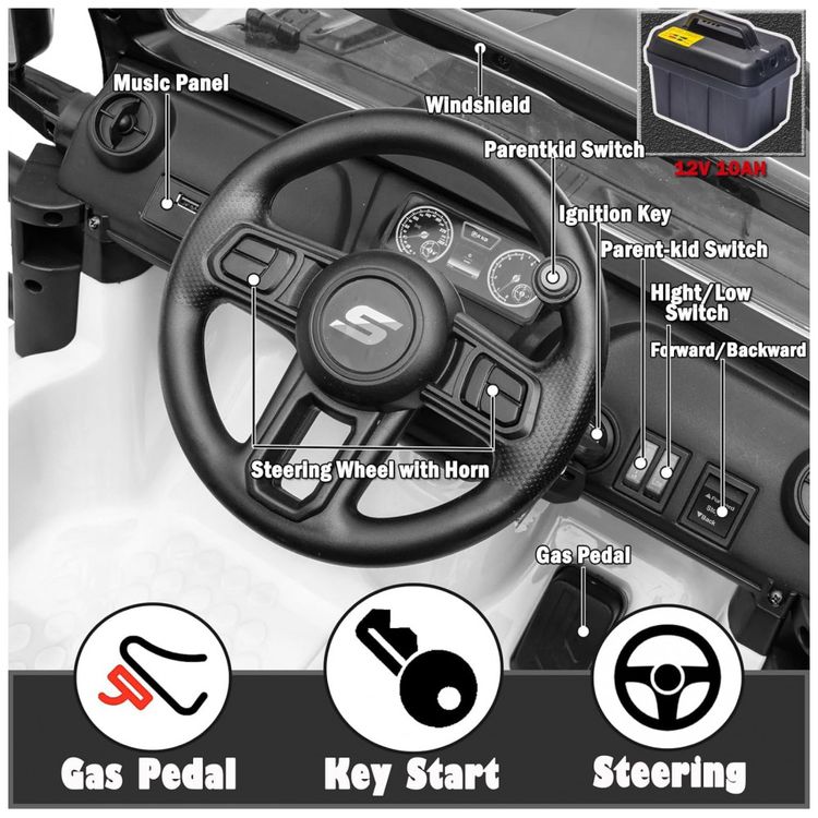 Carro-Eletrico-Infantil-2-Assentos-com-Controle-Remoto-e-foto-5