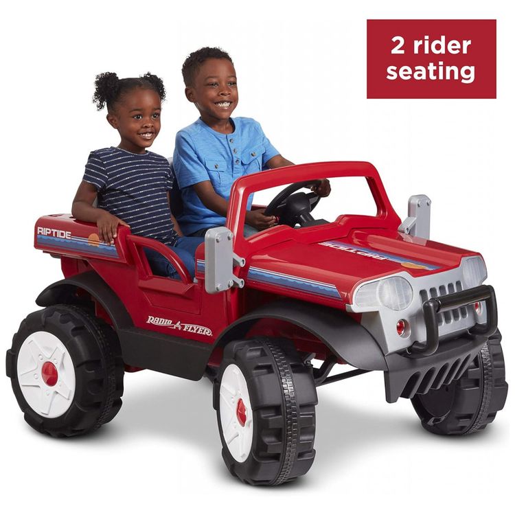 Carro-Eletrico-Infantil-com-2-Assentos-Bateria-12V-110V-foto-1