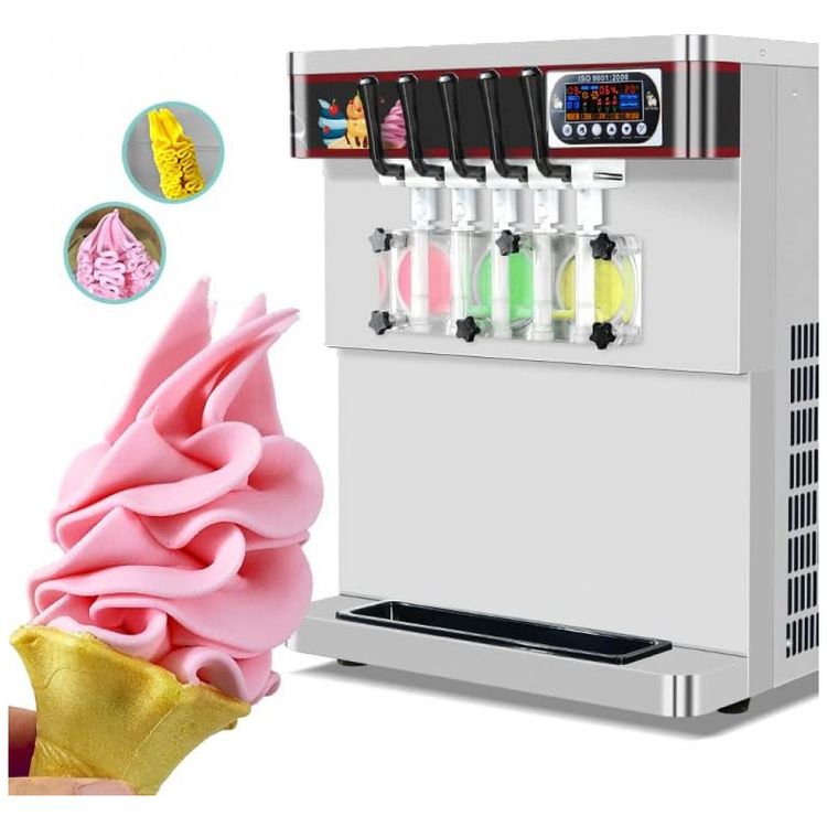 Maquina-de-Sorvete-Profissional-em-Aco-Inoxidavel-40L-por-foto-0
