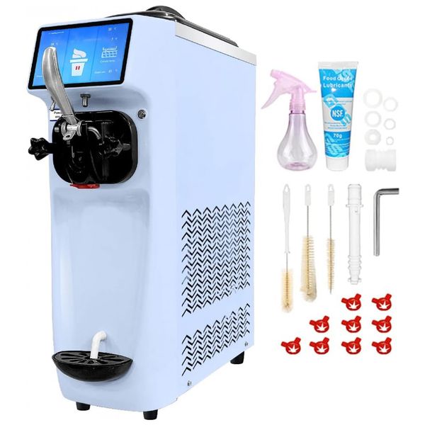 Maquina-de-Sorvete-Profissional-17L-por-Hora-com-1-Bico-e-foto-0